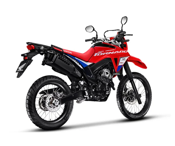 Honda xr 300l visão completa lateral
